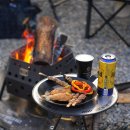 레트로디테일 | 원형 캠핑테이블 카고컨테이너 아크테이블 레트로 감성 캠핑 사이드 보조테이블 후기