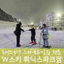 휘닉스파크 스키강습 보드강습도 W스키 렌탈샵 추천