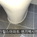 SJ성진힐스 | 부천 송내동 성진힐스아파트 변기백시멘트 시공 / 누렇고 깨진 하부