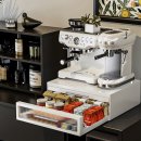 틈새유통 | 커피캡슐·차 종류 정리 끝! 슬라이드 틈새 수납장 솔직 후기