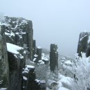 광주 무등산의 겨울 풍경 이미지