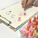 나이프로 그려보는 백드롭페인팅 이미지