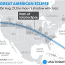'위대한 미국의 日蝕'에 들썩이는 미국 이미지