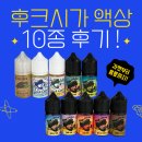 후크시가 후크전자담배 액상 10종 후기 과일멘솔부터 담배맛까지!