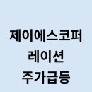 제이에스코퍼레이션 주가 상한가 이유