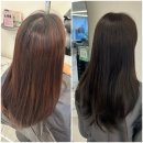 사상구미용실 비비엔느헤어사상점 붉은기 없는 애쉬브라운 시그니쳐염색 후기