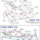 중국 운남성 호도협 트레킹 지도 이미지