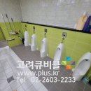 경기도 안산시 배곶 초등학교병설유치원 큐비클소변기칸막이와 소변기가림막 이미지