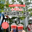 도프커피상암아이티점 | 상암 수박주스 맛집 커피사피엔스 본점, 여름엔 무조건 여기!