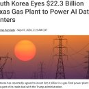 한국의 미국 첫 투자는 "223억 달러 규모의 텍사스 가스 발전소 검토" 이미지