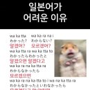 일본어가 어려운 이유 이미지