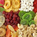 말린 과일 말린 채소 건조 과일과 채소의 효과 이미지