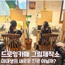 아크릴 캔버스화 그리기 | 잠실 드로잉카페 그림제작소 아이와 즐거운 시간 보낼 수 있는 곳