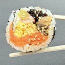 소라구쟁기가김밥속에