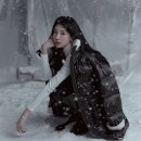 5873 | 수지 PICK 게스 여성 무스탕 여자 구스다운 롱패딩 겨울 패딩 코트 코디