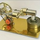 저온 스털링 엔진(Stirling Engine) - 외연 증기 엔진 모델 이미지
