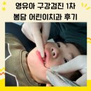 [공지] 영유아 구강검진 시기 1차 문진표작성 봉담 어린이치과 상아꾸러기 후기