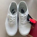 W-001 | 내돈내산 [ 반스 어센틱 화이트 VN000EE3W001 ] 실착용 후기, 사이즈정보