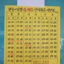 완도교통(완도~남창~동부서부) 신지교통 (버스터미널~동고리) 버스 시간표 이미지