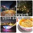 달빛 1교 | 노원달빛산책 공공미술 빛조각축제 노원당현마루 카페 후기