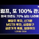 트럼프,100% 관세!/미국 의존도 70% 넘는 나라에/출산율 추락 아우성/배당주 투자,신기원/MSTR 투자,...01/25 공병호TV 이미지