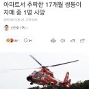 아파트서 추락한 17개월 쌍둥이 자매 중 1명 사망 이미지