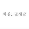 화실잎새달