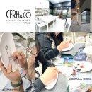 자기에 그린 그림(핸드페인팅) 이미지