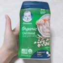 지아이지 | 돌아기 아침 거버 오트밀 이유식 1단계로 철분 보충하기 - 초록색통 오가닉 유기농, 양, 퓨레, 중금속...