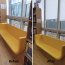 일산도서관 | [ #15 ] 고양시 일산 어린이 도서관 붙박이쇼파 및 천갈이 작업 후기, 천갈이 전문 가가소파