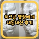 곰세탁 | 허그곰 옆잠베개 2세대 듀라론 내돈내산 솔직후기 | 세탁, 밤잠, 장단점