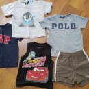 남아옷 2T(4세) 여름 티셔츠와 수영복 크록스신발 이미지