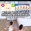 인스타에서 본 허리통증 없애주는 스트레칭 하체부종 빼는 스트레칭 하는중 이미지