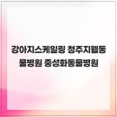청주지웰동물병원 | 강아지스케일링 청주지웰동물병원 중성화동물병원