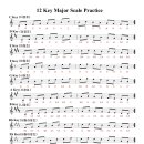 12Key Major Scale Practic 이미지