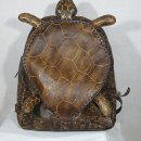 VINTAGE leather backbag 가죽거북이백팩 이미지