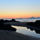 다대포의 저녁노을 이미지