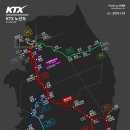 고속철도 (KTX/SRT) 노선도 이미지