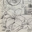 연필풍경스케치 (중급) | [개인작] 인물 크로키와 일상 스케치 | 연필 콜라주 드로잉