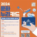 2024년 문화누리카드, 258만 명에게 13만 원 지원 이미지