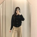 온다도로 | 봄 여름 글리터 아가일 니트 가디건 :: 가성비 출근룩 니트 추천 후기