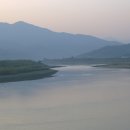 섬진강 일몰과 진주 남강 연등 축제의 밤 이미지