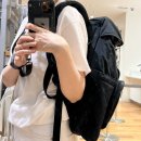 블랙디테일 | 유니클로 멀티포켓 백팩 재입고 블랙 착용 후기 수납 디테일 볼 수록 맘에 드네