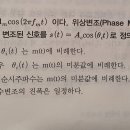 교수님! ^0^ FM, PM 변조 말로써 된 문제 질문 있습니다~(1) 이미지