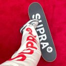수프라 핫플 SUPRA 명동 플래그십 스토어 오픈 행사, 여성 스트릿 패션 야구잠바, 그레이 운동화 후기