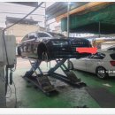 인후동 자동차정비 프로모터스 아우디A8 하체수리 타이어 금호ta91 최고급 타이어교환작업