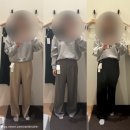 유메르 매장 피팅 후기 (모건슬랙스, 에센셜 탱크 톱, 래글런 하프 가디건, 모나코 린넨 스커트, 도브...