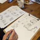 여행드로잉 어반스케치(오후반) | 여유당 어반스케치 오프라인 수업 2회차 후기