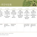 5월4주 식단표(5/25~5/31)﻿ 이미지