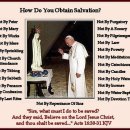 How do you obtain salvation? 이미지